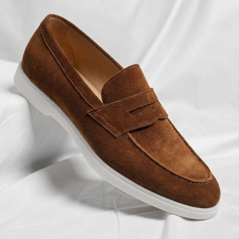 Bancroft Suede Penny Loafers