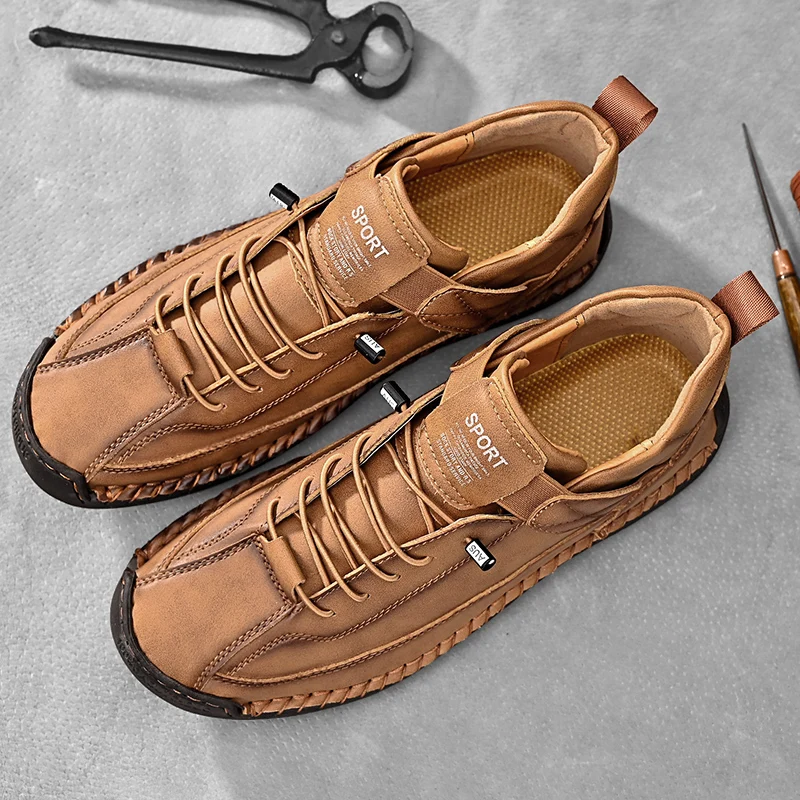 Calder Handcrafted Leather Trainer