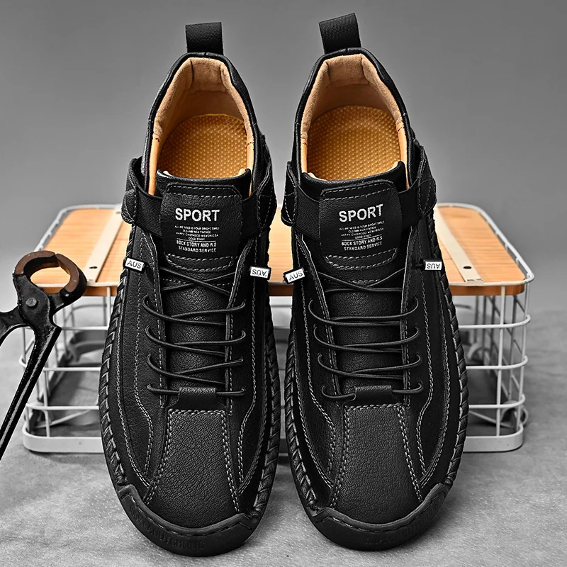 Calder Handcrafted Leather Trainer