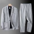 Davenport Linen Suit Set