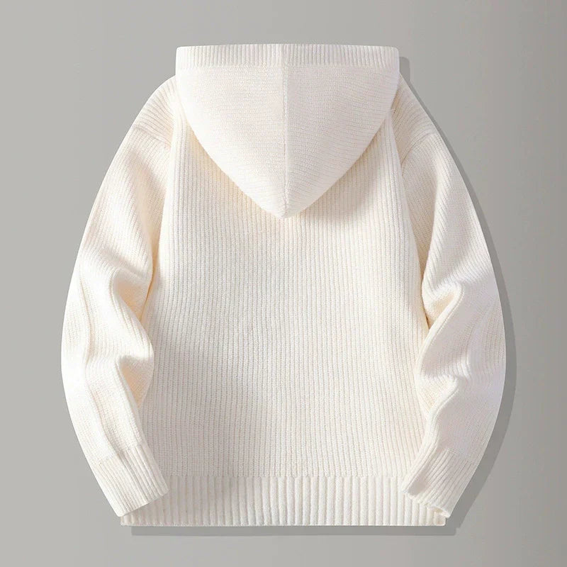 STIRLING HOODED KNIT CARDIGAN
