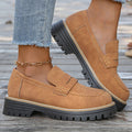 Bromley Suede Platform Loafers