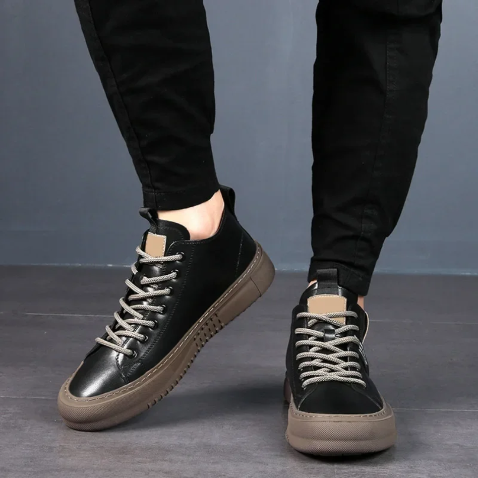 SINCLAIR LEATHER TRAINERS