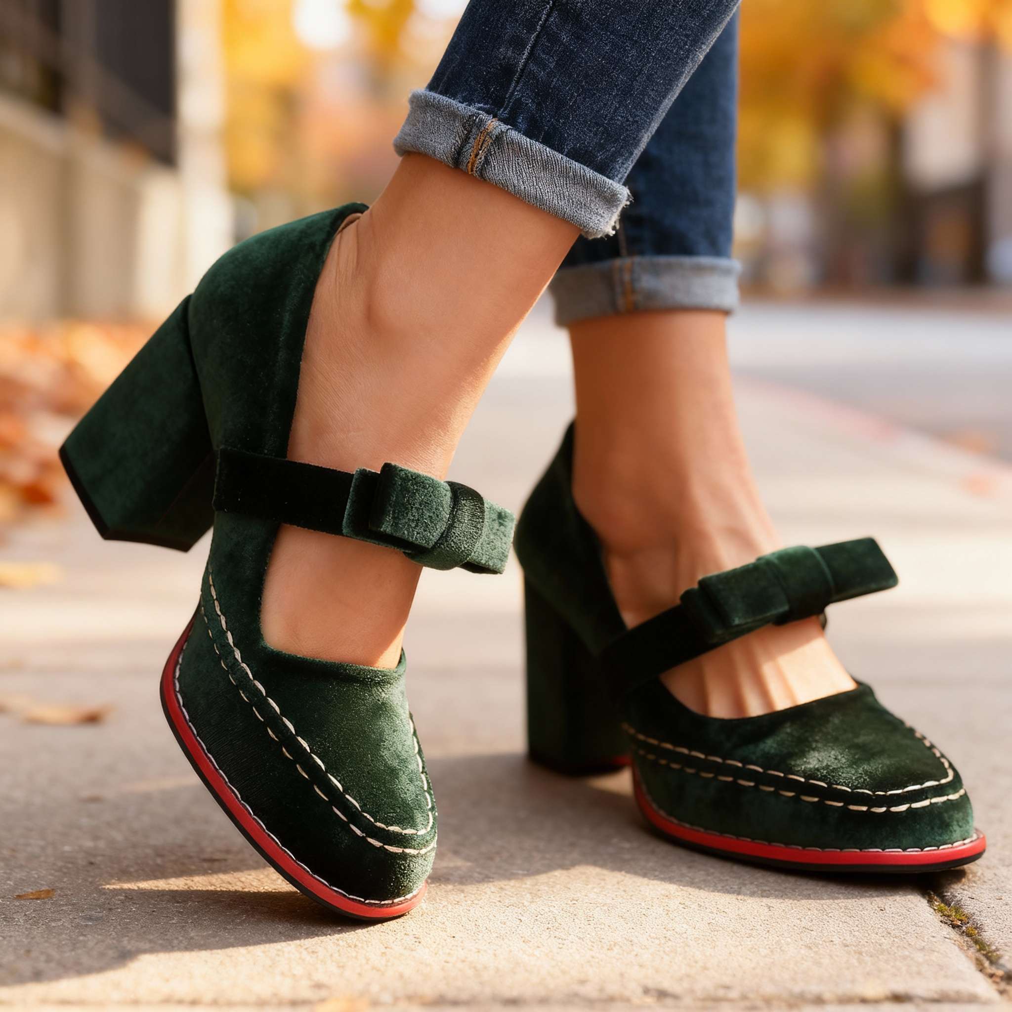 Marlowe Velvet Loafers
